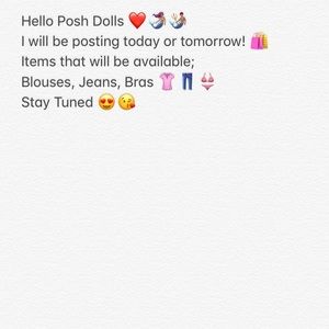 Blouses; Jeans; Bras 👚👙👖